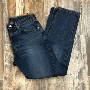Levis 505 Mens Blue Jeans Size 34x32 Inseam 31 in